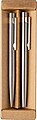 Recycled stainless steel writing set Fritz