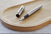 Recycled stainless steel writing set Fritz