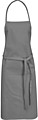 Reeva 180 g/m2 apron, grey