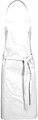 Reeva 180 g/m2 apron, white
