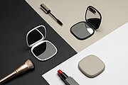 Reflecta RCS recycled plastic make-up mirror, white