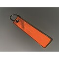 Reflective key ring in PVC, neon orange