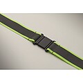 Reflective RPET lanyard, neon yellow