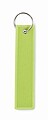 Remove before flight key ring, neon green
