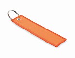 Remove before flight key ring, neon orange