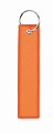 Remove before flight key ring, neon orange