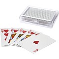 Reno card game in case, black/transparent
