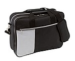 Reporter bag with a main pocket with a zip and a padded laptop pocket,colour black, grey