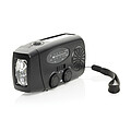 RescueWave RCS recycled plastic emergency radio, black