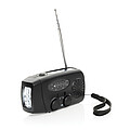 RescueWave RCS recycled plastic emergency radio, black
