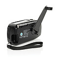 RescueWave RCS recycled plastic emergency radio, black