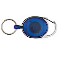 Retractable keyring with carabiner