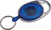 Retractable keyring with carabiner