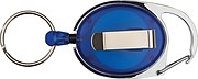 Retractable keyring with carabiner