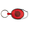 Retractable keyring with carabiner
