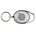 Retractable keyring with carabiner