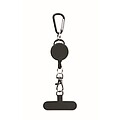 Retractable phone holder, black