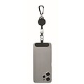 Retractable phone holder, black