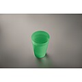 Reusable event cup 300ml, transparent green