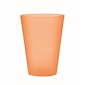 Reusable event cup 300ml, transparent orange