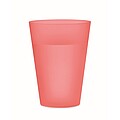 Reusable event cup 300ml, transparent red