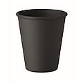 Reusable PLA single wall cup, black