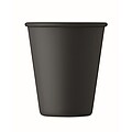 Reusable PLA single wall cup, black
