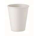 Reusable PLA single wall cup, white