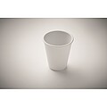 Reusable PLA single wall cup, white