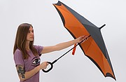 Reverse umbrella - double layer - 190T pongee