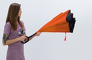 Reverse umbrella - double layer - 190T pongee