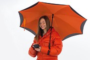 Reverse umbrella - double layer - 190T pongee