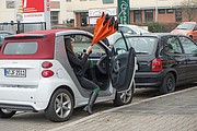 Reverse umbrella - double layer - 190T pongee