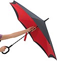 Reverse umbrella - double layer - 190T pongee