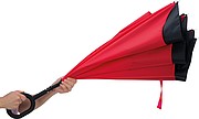 Reverse umbrella - double layer - 190T pongee