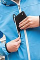 RFID anti-skimming passport holder, black
