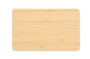 RFID card in bamboo material