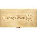 Rivet 19-piece bamboo/recycled plastic tool set