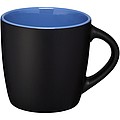Riviera ceramic mug, black/blue