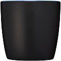 Riviera ceramic mug, black/blue