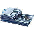 Riviera picnic blanket wh/blue