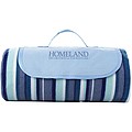 Riviera picnic blanket wh/blue