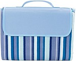 Riviera picnic blanket wh/blue