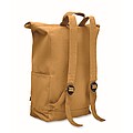 Roll top backpack 390 gr/m2, ochre