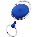 Roller clip - tr. blue