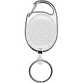 Roller clip - tr. white