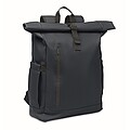 Rolltop laptop rucksack 600D, blue