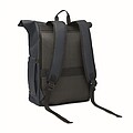 Rolltop laptop rucksack 600D, blue
