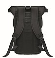 Rolltop washed canvas backpack