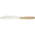 Root 5-piece stainless steel and beech wood cutlery set, natural